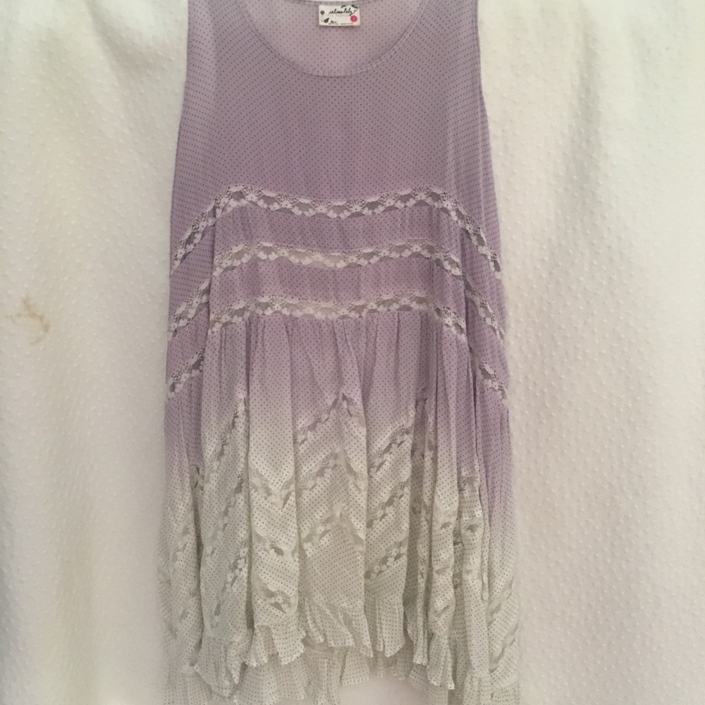 Free People trapeze Ombre Slip